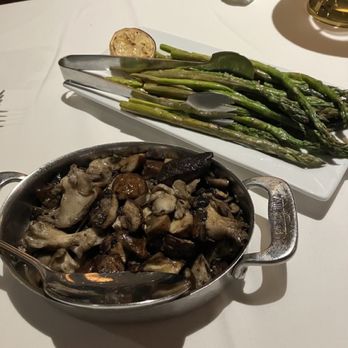The Capital Grille - Sauced mushrooms and Asparagus - Steakhouses Near Me - Paramus, New Jersey The Capital Grille - Sauced mushrooms and Asparagus - Steakhouses Near Me - Paramus, New Jersey