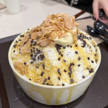 Noon Korean Bingsoo House - Sweet corn bingsoo - Desserts Near Me - La Mirada, California