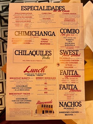 Menu photo 8 San Lucas Tex Mex Grayson, GA