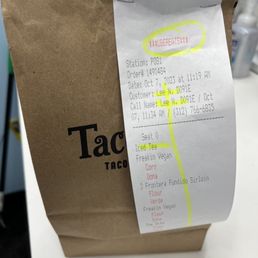 Tacodeli ubereats!!