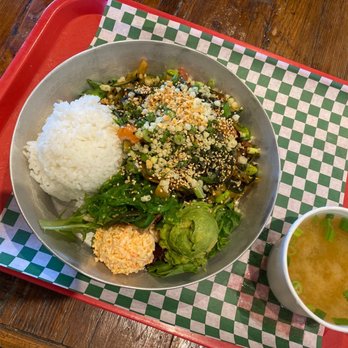 Uroko Poke - 2 scoops tuna and salmon! - Japanese Near Me - Costa Mesa, California