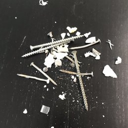 Debris after shop vac work removed with 10 minutes of plier work. Debris after shop vac work removed with 10 minutes of plier work.