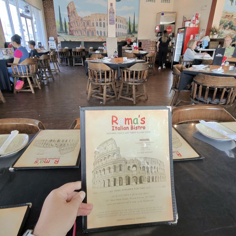 Roma's Italian Bistro - Italian Near Me - Grand Prairie, Texas Roma's Italian Bistro - Italian Near Me - Grand Prairie, Texas