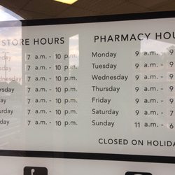 Publix hours.