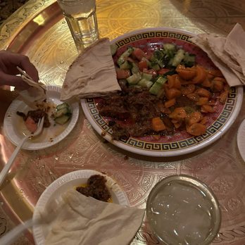 Marrakesh Restaurant - The first dish and our favorite! - Moroccan Near Me - Philadelphia, Pennsylvania