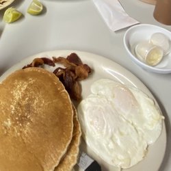 Big Taco - Pan Cakes and egg plate.....