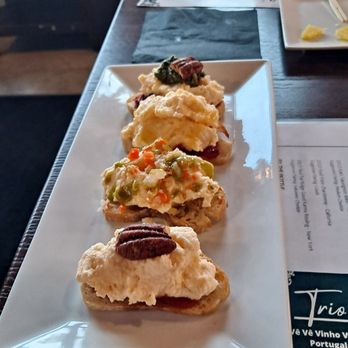 Hill Valley Dairy - Ricotta bites with local jams and honey. 2 sweet and 2 savory - $9 - Cheese Shops Near Me - Milwaukee, Wisconsin Hill Valley Dairy - Ricotta bites with local jams and honey. 2 sweet and 2 savory - $9 - Cheese Shops Near Me - Milwaukee, Wisconsin