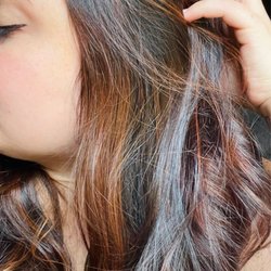 Variant Salon - Copper highlights, copper balayage, red, red hair, vibrant, red shades, color
