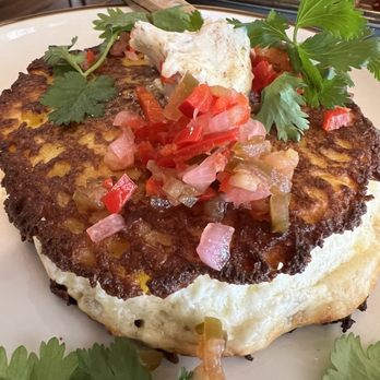 Blue Atlas - Corn cakes with queso - Tapas/Small Plates Near Me - Richmond, Virginia