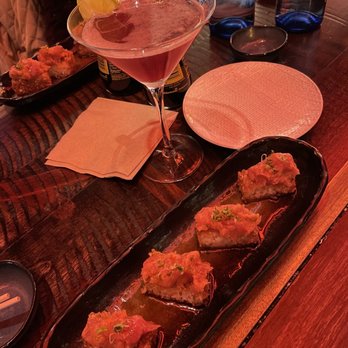 Blue Sushi Sake Grill - Crispy rice and Blutini - Sushi Bars Near Me - Chicago, Illinois