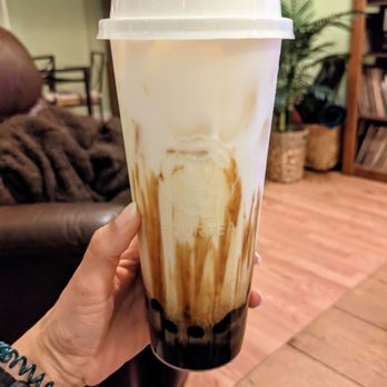 Fourtea - Tiger sugar latte - Coffee & Tea Near Me - Orange, California