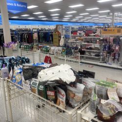Ross Dress for Less - Every aisle you see requires going around. Notice the narrow space and corners.