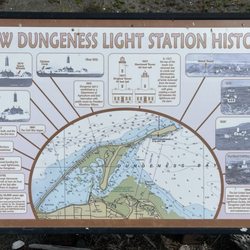 New Dungeness Lighthouse - Plaque out on the spit about the lighthouse.