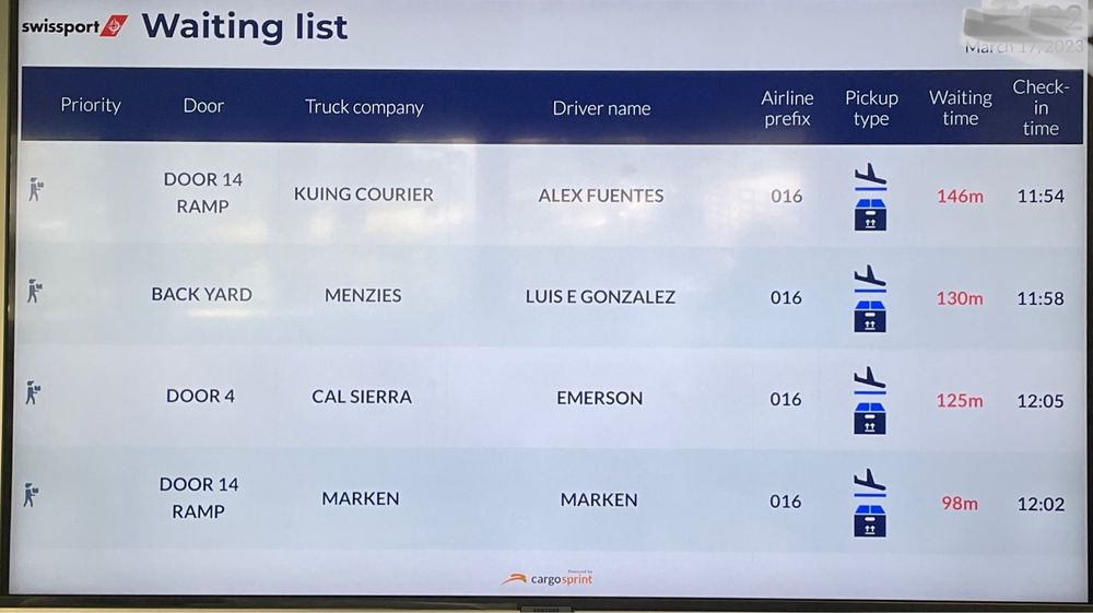 UNITED AIRLINES CARGO Updated September 2024 585 N McDonnell Rd