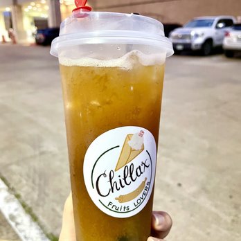 Chillax - Peach Oolong Tea - Ice Cream & Frozen Yogurt Near Me - Houston, Texas Chillax - Peach Oolong Tea - Ice Cream & Frozen Yogurt Near Me - Houston, Texas