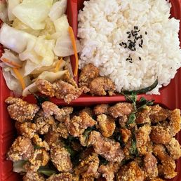 Popcorn Chicken Rice