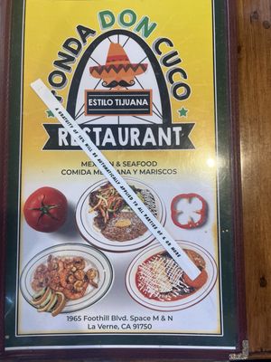 Menu photo 8 Fonda Don Cuco La Verne, CA Menu photo 8 Fonda Don Cuco La Verne, CA