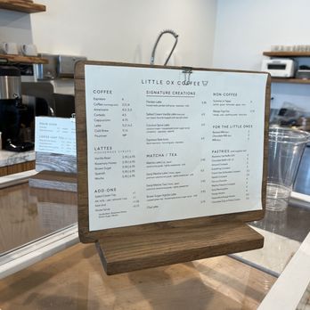 Little Ox Coffee - Drinks menu - Coffee & Tea Near Me - Fullerton, California Little Ox Coffee - Drinks menu - Coffee & Tea Near Me - Fullerton, California