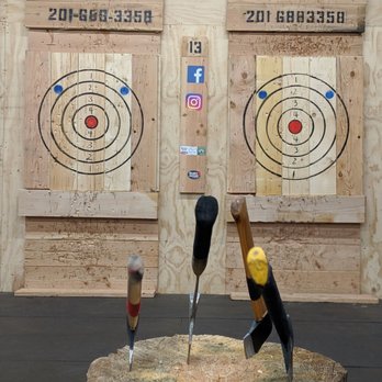 Bury The Hatchet - Paramus - Different types of axes, different sizes, different weights - Axe Throwing Near Me - Paramus, New Jersey