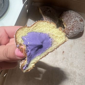 The Donuttery - Ube Cream Malasada - Donuts Near Me - Huntington Beach, California The Donuttery - Ube Cream Malasada - Donuts Near Me - Huntington Beach, California