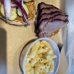 Sliced Brisket Sandwiches