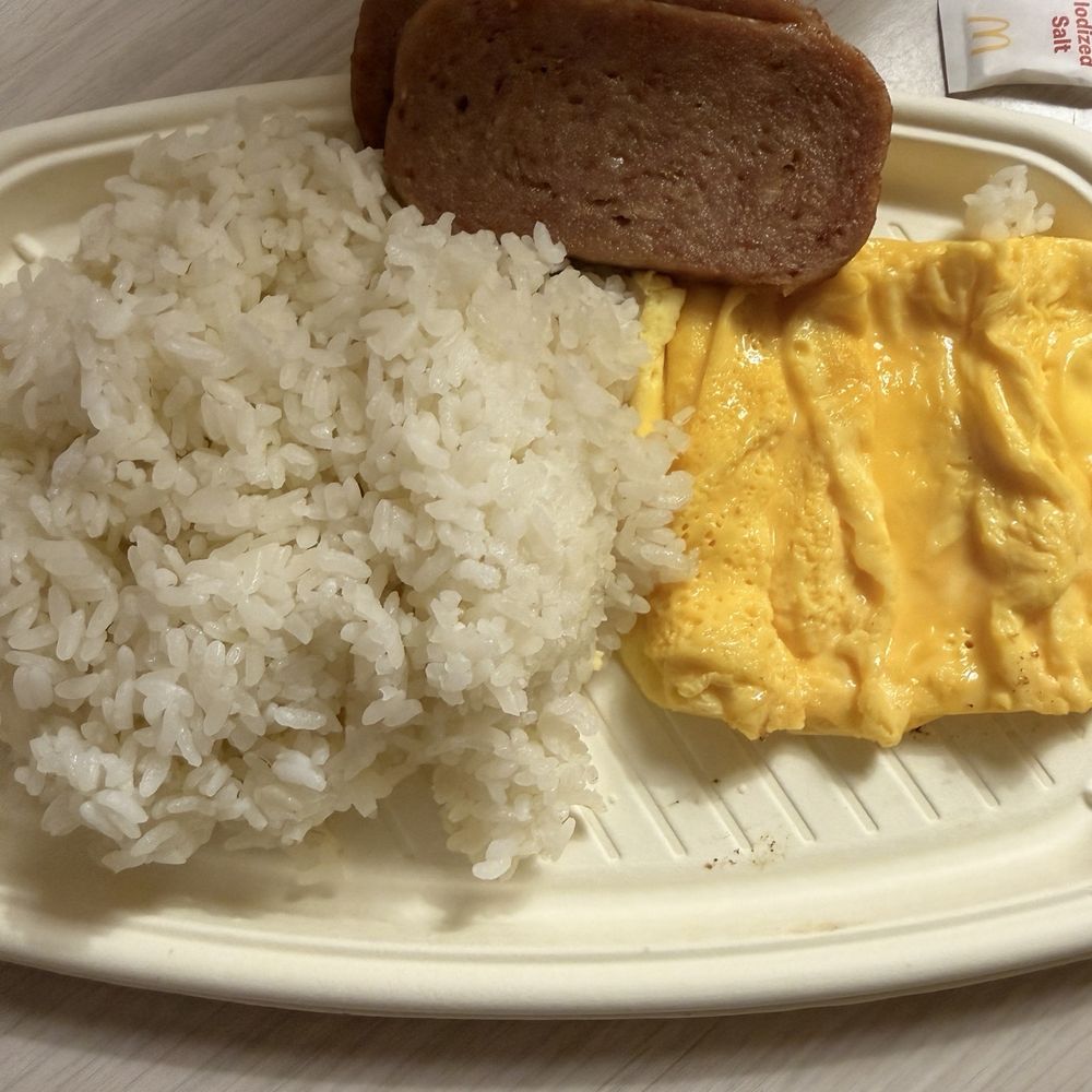 McDonald's - Spam Rice & Egg - Fast Food Near Me - Honolulu, Hawaii McDonald's - Spam Rice & Egg - Fast Food Near Me - Honolulu, Hawaii