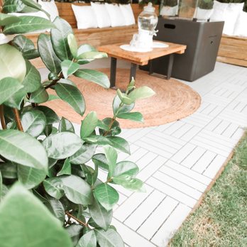 Cenote Casa Bathhouse - Undercover lounge areas with fire place - Day Spas Near Me - Brisbane, QLD
