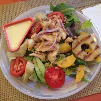 Marti's Bistro - Sunshine Salad. Wonderful chicken and fruits and greens. - Cafes Near Me - Green Valley, Arizona Marti's Bistro - Sunshine Salad. Wonderful chicken and fruits and greens. - Cafes Near Me - Green Valley, Arizona
