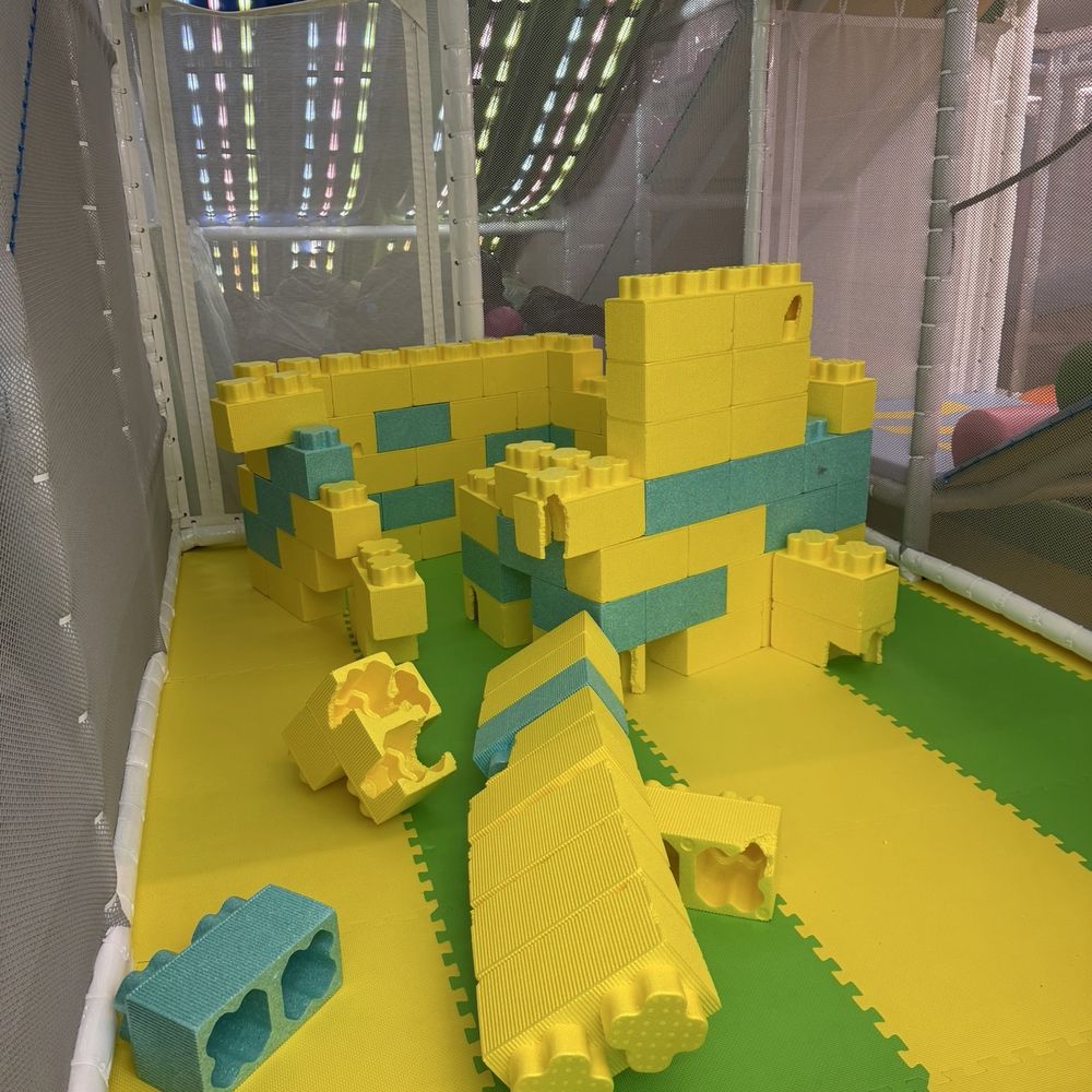 Cheeky Monkeys - Lego foam blocks - Indoor Playcenter Near Me - Houston, Texas