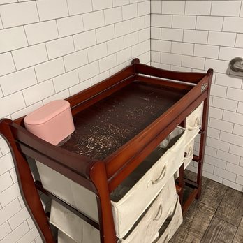Brown Dog Deli - Baby friendly. Changing table in the bathroom - Delis Near Me - Charleston, South Carolina Brown Dog Deli - Baby friendly. Changing table in the bathroom - Delis Near Me - Charleston, South Carolina