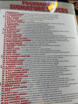 Menu photo 1 Foghorn's Springdale, AR