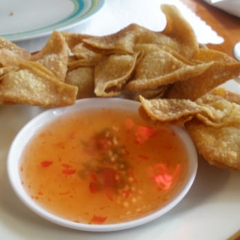 Rice Thai Cafe - Deep fried cream cheese, crab, and celery goodness - Thai Near Me - Chicago, Illinois