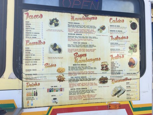 Menu photo 4 TacoBus Albuquerque, NM