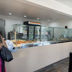 Pat's Place - This is the cafeteria style line. You start at the right end and the nice gentleman there will fill your plate according to your preference.