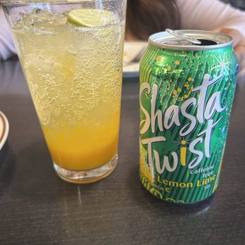 Mirchi Cafe, Halal American & Desi Restaurant Fremont - Fresh Lime with Mango and Sprite Mocktail - Asian Fusion Near Me - Fremont, California