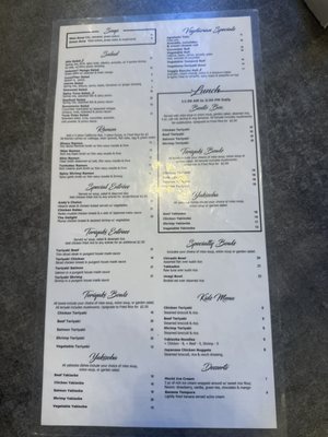 Menu photo 3 Tabu Sushi Bar and Grill El Cajon, CA Menu photo 3 Tabu Sushi Bar and Grill El Cajon, CA