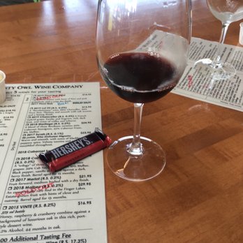 Thirsty Owl Wine Company - Port tasting! (Bit of a surprise with the chocolate ) - Wineries Near Me - Ovid, New York