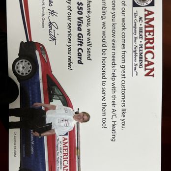 American AC Heat Plumbing - Flyer - Heating & Air Conditioning/HVAC Near Me - Hawthorne, California