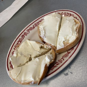 Bank Cafe - Bagel with cream cheese - Cafes Near Me - Lake George, New York Bank Cafe - Bagel with cream cheese - Cafes Near Me - Lake George, New York