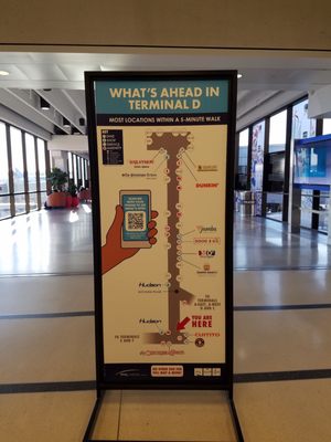 TSA CHECKPOINT D - PHILADELPHIA INTERNATIONAL AIRPORT - Updated August