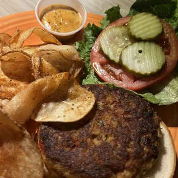 Jack Mackerel's Island Grill - Jack 's Crab Cake Sandwich - Seafood Near Me - Kure Beach, North Carolina Jack Mackerel's Island Grill - Jack 's Crab Cake Sandwich - Seafood Near Me - Kure Beach, North Carolina