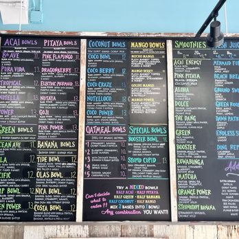 Playa Bowls - Juice Bars & Smoothies Near Me - Cambridge, Massachusetts