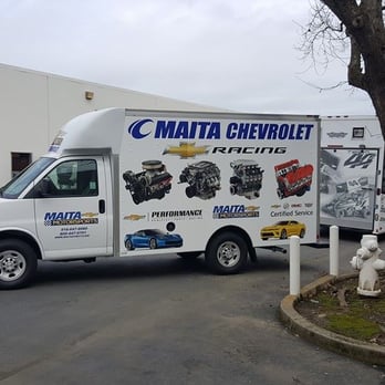Motion Media Wraps - Maita Chevrolet Box Truck Wrap - Vehicle Wraps Near Me - Sacramento, California Motion Media Wraps - Maita Chevrolet Box Truck Wrap - Vehicle Wraps Near Me - Sacramento, California