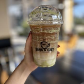 Sana'a Cafe - Pistachio Latte - Coffee & Tea Near Me - Lake Forest, California Sana'a Cafe - Pistachio Latte - Coffee & Tea Near Me - Lake Forest, California