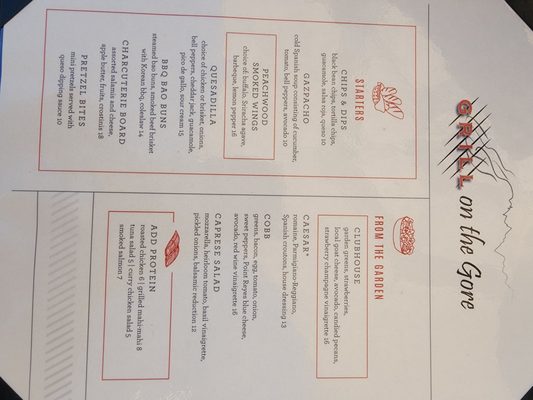 Menu photo 2 Grill On The Gore Vail, CO
