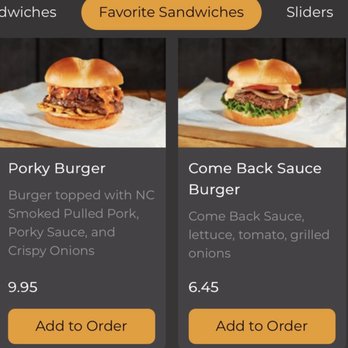 Come Back Shack - Porky Burger and Comeback Sauce Burger - Burgers Near Me - Boone, North Carolina Come Back Shack - Porky Burger and Comeback Sauce Burger - Burgers Near Me - Boone, North Carolina