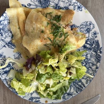 Chez Maryse - Salmon crêpe! This was heaven. I would order over and over. - Bakeries Near Me - Fresno, California