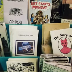 Wasted Ink Zine Distro - Sweet display.
