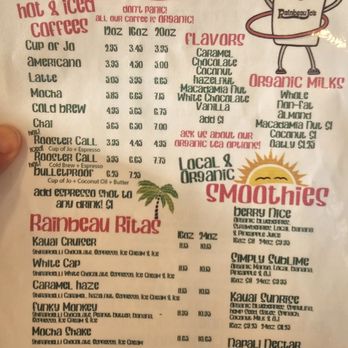 Rainbeau Jo's - Coffee & Tea Near Me - Lihue, Hawaii Rainbeau Jo's - Coffee & Tea Near Me - Lihue, Hawaii