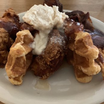 The Junction Kitchen - PB and J chicken and waffles. - Breakfast & Brunch Near Me - North Charleston, South Carolina